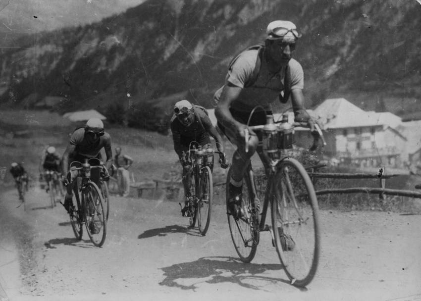 Tour de France 1938 , Bartali sul Col de Vars, Alpi francesi (Bordin Lauro)